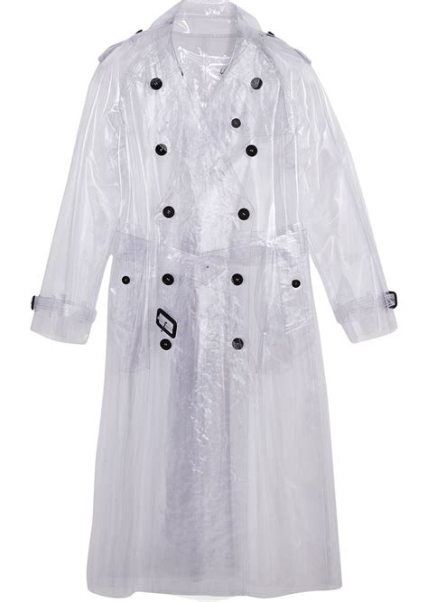 burberry pvc trench coat|Burberry full length trench coat.